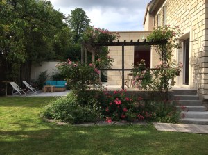 Agrandissement 7m2 avec toit terrasse pour Cuisine 25m2 Versailles Maçonnerie, menuiseries, parement, terrasse