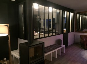 Démolition mur porteur mise en place IPN et verrière pour Cuisine Villepreux