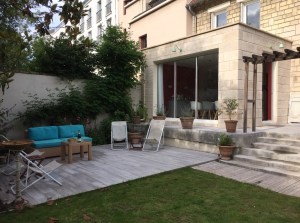 Agrandissement Versailles toit terrasse et terrasse extérieur